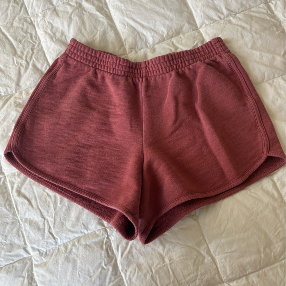 Madewell MDL Curved Hem Knit Shorts